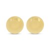 Thumbnail Image 2 of Half-Ball Stud Earrings Hollow 14K Yellow Gold