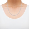 Thumbnail Image 4 of KAY Lab-Grown Diamonds Necklace 1 ct tw Sterling Silver 18"