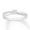 Diamond Promise Ring Accents Sterling Silver