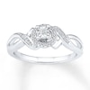 Thumbnail Image 0 of Diamond Promise Ring 1/20 ct tw Sterling Silver
