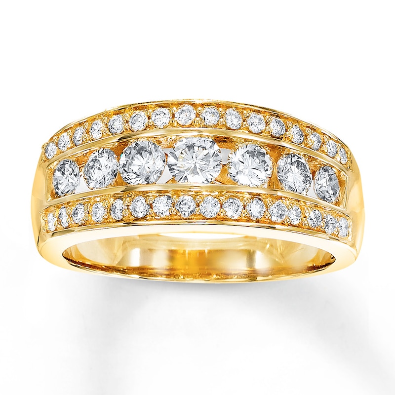 Diamond Ring 1 carat tw Round-cut 14K Yellow Gold