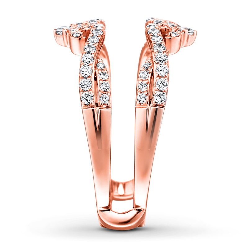 Main Image 3 of Diamond Enhancer Ring 1/2 ct tw Round-cut 14K Rose Gold