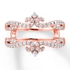 Thumbnail Image 4 of Diamond Enhancer Ring 1/2 ct tw Round-cut 14K Rose Gold