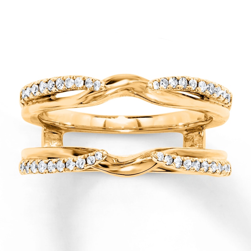 Main Image 1 of Adore Diamond Enhancer Ring 1/3 ct tw Round-cut 14K Yellow Gold