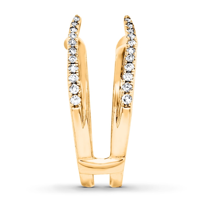 Main Image 3 of Adore Diamond Enhancer Ring 1/3 ct tw Round-cut 14K Yellow Gold