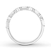 Thumbnail Image 2 of Diamond Ring 1/5 ct tw Bezel-set Round-cut 10K White Gold
