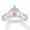 Thumbnail Image 0 of Diamond Tiara Ring Sterling Silver & 10K Rose Gold