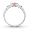 Thumbnail Image 1 of Diamond Tiara Ring Sterling Silver & 10K Rose Gold