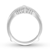 Thumbnail Image 2 of Adore Diamond Enhancer Ring 1/2 ct tw Round-cut 10K White Gold