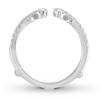 Diamond Enhancer Ring 1/2 ct tw Round-cut 14K White Gold