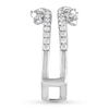 Diamond Enhancer Ring 1/2 ct tw Round-cut 14K White Gold