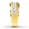Thumbnail Image 1 of Men's Diamond Wedding Band 1-1/2 cts tw 14K Yellow Gold