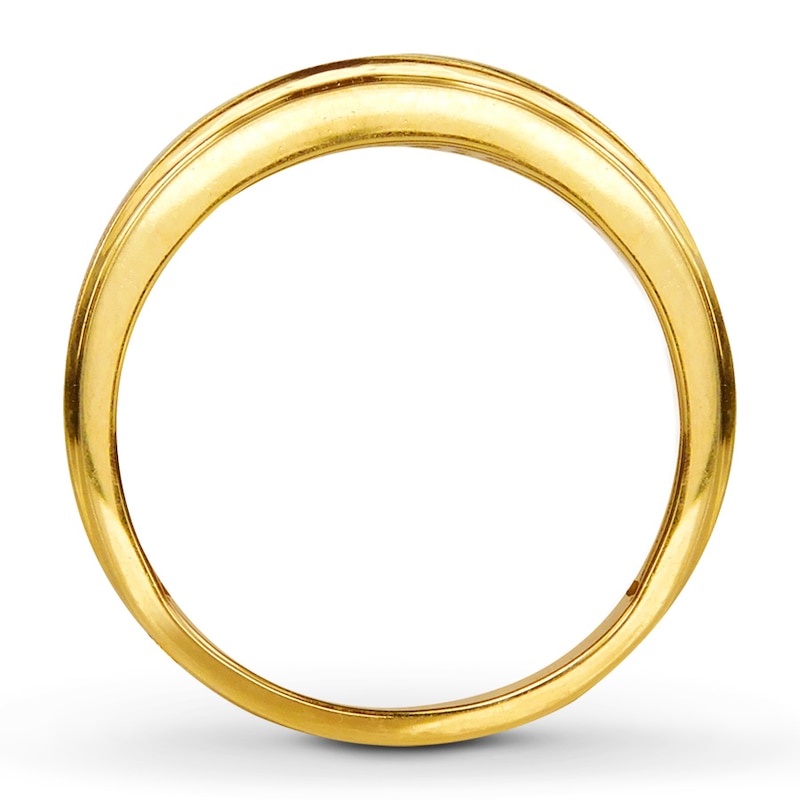 Men's Diamond Wedding Band 1-1/2 cts tw 14K Yellow Gold