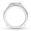 Thumbnail Image 3 of Adore Diamond Enhancer Ring 1 ct tw Round-cut 14K White Gold