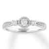 Thumbnail Image 1 of Diamond Promise Ring 1/4 ct tw Round-cut 10K White Gold