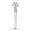 Thumbnail Image 3 of Diamond Promise Ring 1/4 ct tw Round-cut 10K White Gold