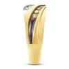 Thumbnail Image 1 of Men's Brown Diamond Wedding Band 1/2 ct tw 10K Yellow Gold
