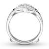 Diamond Enhancer Ring 1/6 ct tw Round-cut 14K White Gold