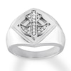 Men's Diamond Ring 1/6 Carat tw 10K White Gold