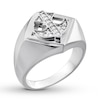 Thumbnail Image 4 of Men's Diamond Ring 1/6 Carat tw 10K White Gold