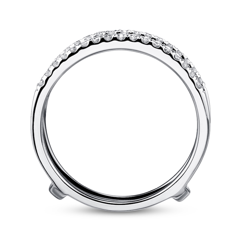 Diamond Enhancer Ring 1/4 ct tw Round-cut 14K White Gold