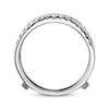 Thumbnail Image 2 of Diamond Enhancer Ring 1/2 ct tw Round-cut 14K White Gold