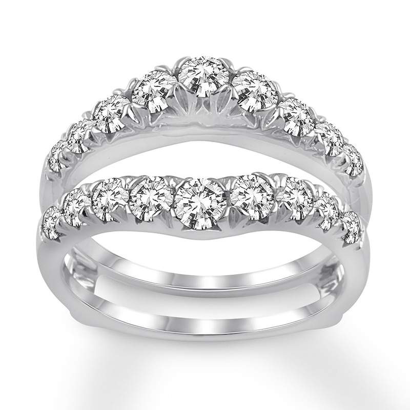 Main Image 1 of Diamond Enhancer Ring 1-1/2 ct tw Round-cut 14K White Gold