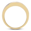 Thumbnail Image 2 of Men's Diamond Wedding Band 1/8 ct tw 10K Yellow Gold