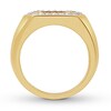Men's Diamond Ring 1 ct tw Round-cut 10K Yellow Gold