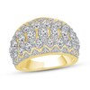 Diamond Ring 2 ct tw Round-cut 10K Yellow Gold