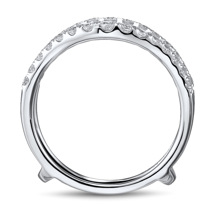 Diamond Enhancer Ring 1/2 ct tw 14K White Gold