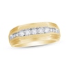 Men's Diamond Wedding Ring 1/2 ct tw 10K Yellow Gold