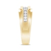 Men's Diamond Wedding Ring 1/2 ct tw 10K Yellow Gold