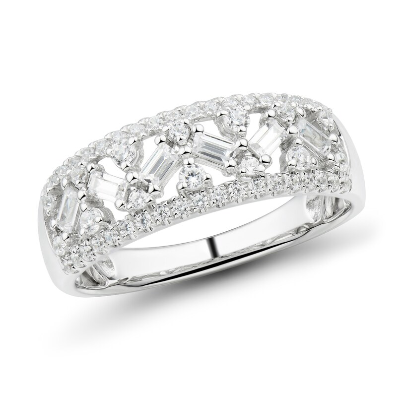 Diamond Ring 1/2 ct tw 10K White Gold