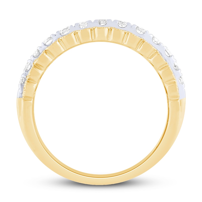 Diamond Ring 3/4 ct tw 10K Two-tone Gold