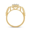 Men's Diamond Fashion Ring 1/4 ct tw Round-cut 10K Two-Tone Gold