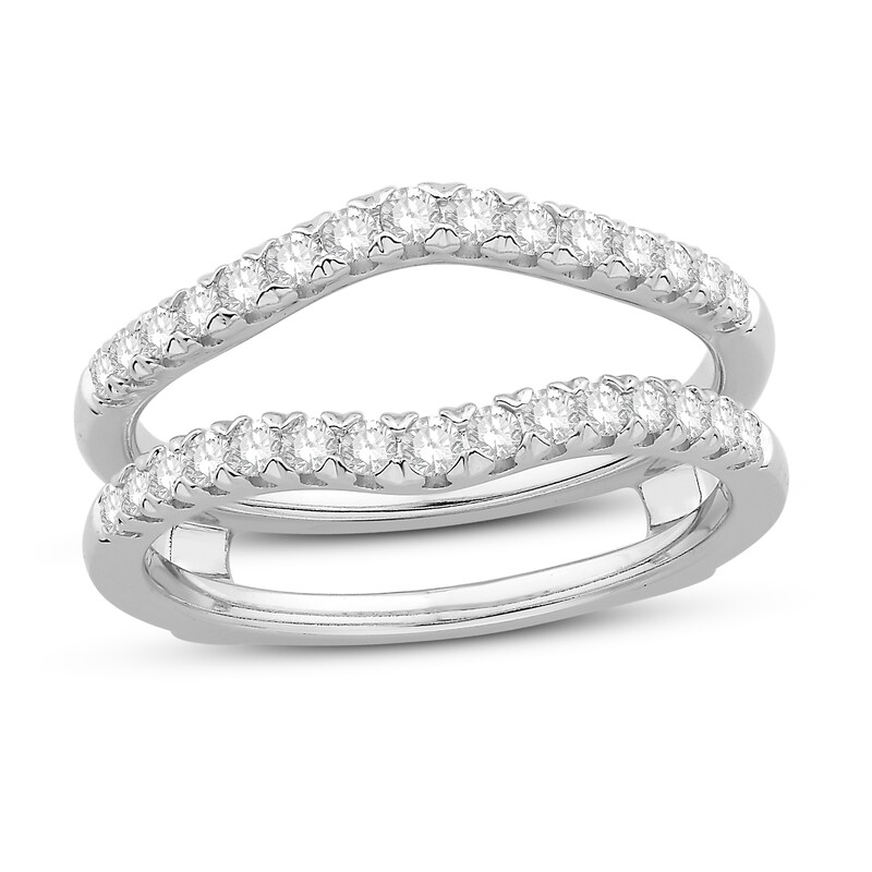 Diamond Enhancer Ring 1/2 ct tw 14K White Gold