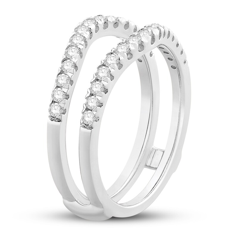 Diamond Enhancer Ring 1/2 ct tw 14K White Gold