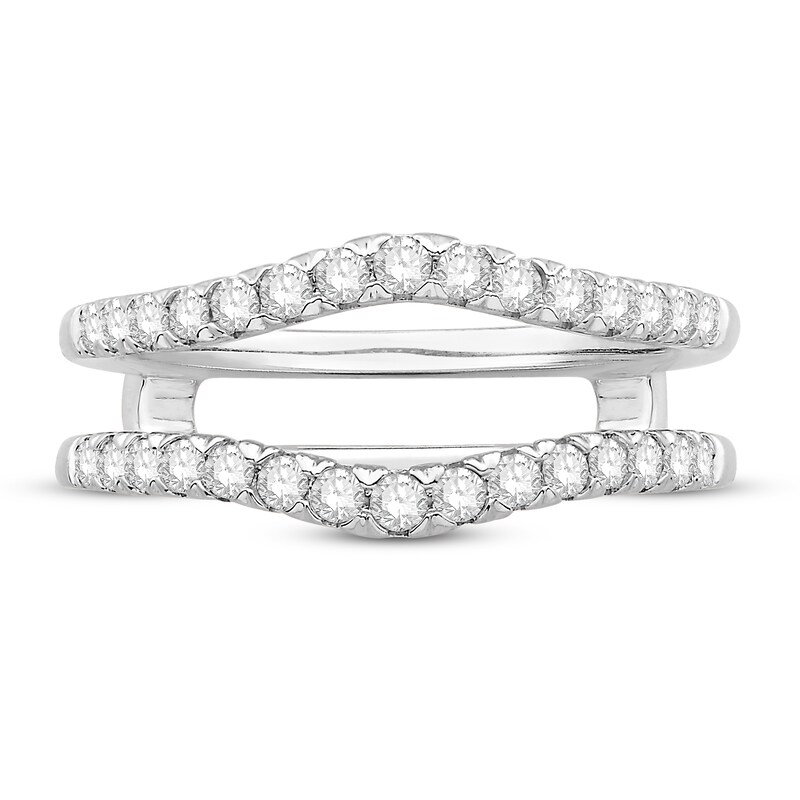 Diamond Enhancer Ring 1/2 ct tw 14K White Gold
