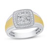 Thumbnail Image 0 of Men's Diamond Ring 1/2 ct tw 10K Two-Tone Gold