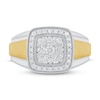 Thumbnail Image 3 of Men's Diamond Ring 1/2 ct tw 10K Two-Tone Gold