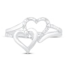 Thumbnail Image 2 of Heart Ring Diamond Accent Sterling Silver