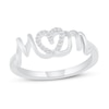 Thumbnail Image 0 of Diamond Mom Heart Ring 1/20 ct tw Sterling Silver