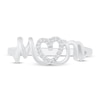 Thumbnail Image 1 of Diamond Mom Heart Ring 1/20 ct tw Sterling Silver