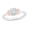 Thumbnail Image 0 of Diamond Ring 1/10 ct tw 10K Rose Gold & Sterling Silver