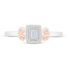 Thumbnail Image 1 of Diamond Ring 1/10 ct tw 10K Rose Gold & Sterling Silver