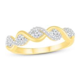Diamond Ring 3/8 ct tw 10K Yellow Gold