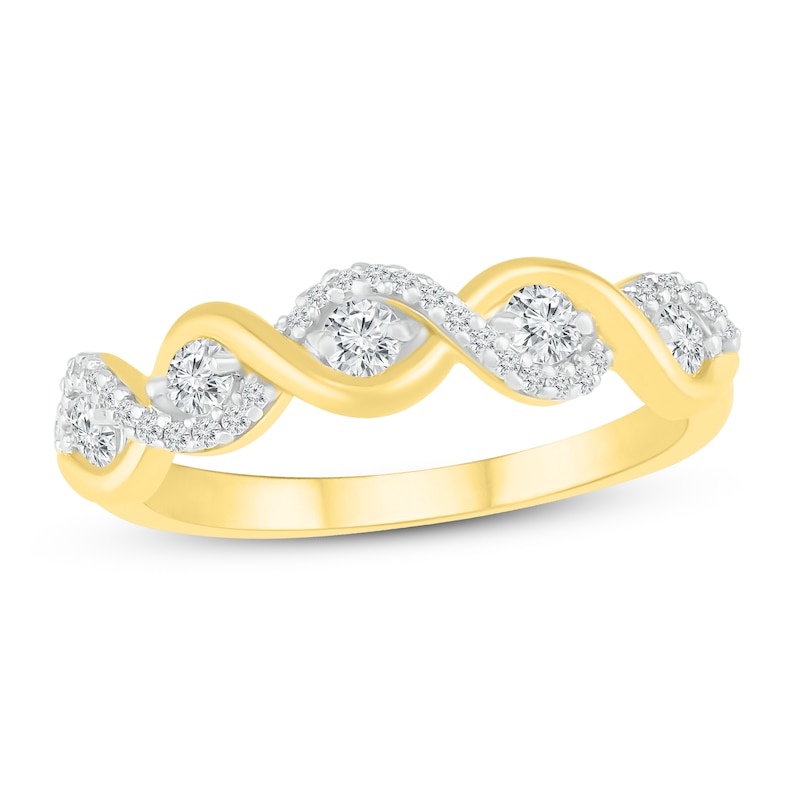 Main Image 1 of Diamond Ring 3/8 ct tw 10K Yellow Gold