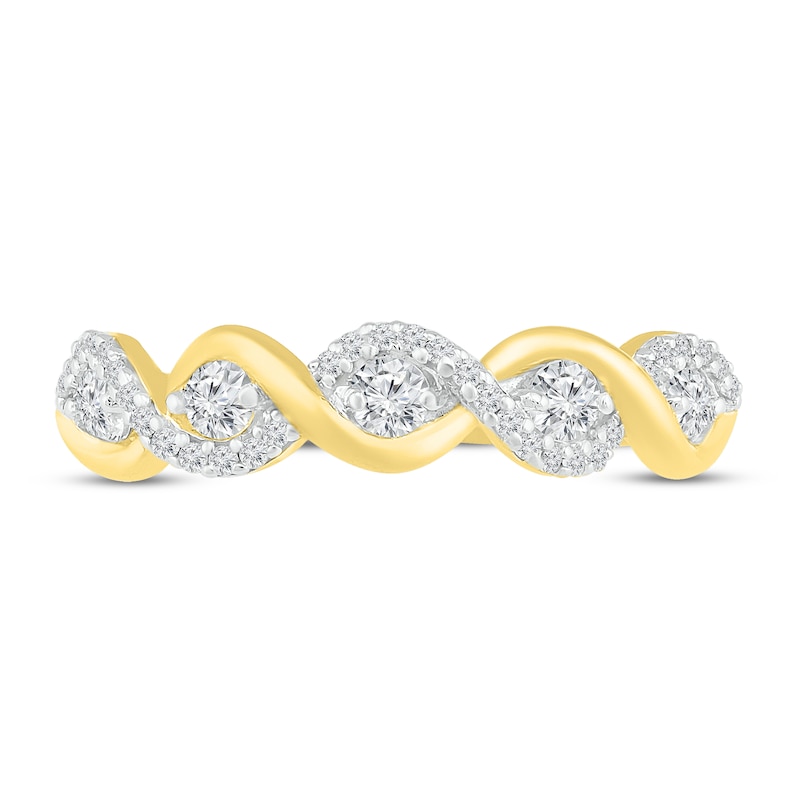 Main Image 2 of Diamond Ring 3/8 ct tw 10K Yellow Gold