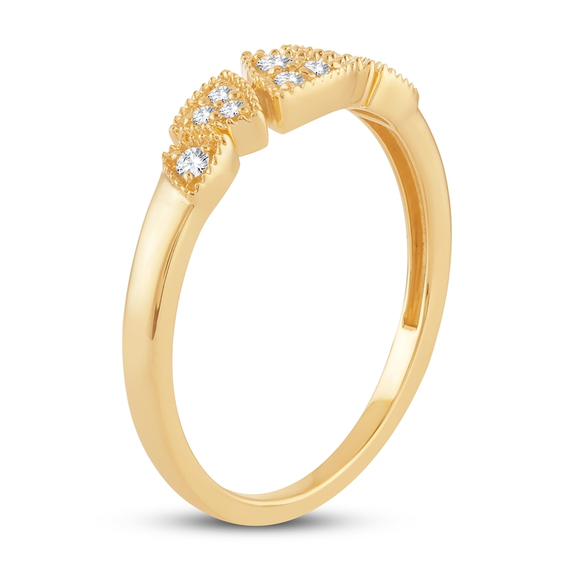 Diamond Ring 1/10 ct tw 10K Yellow Gold